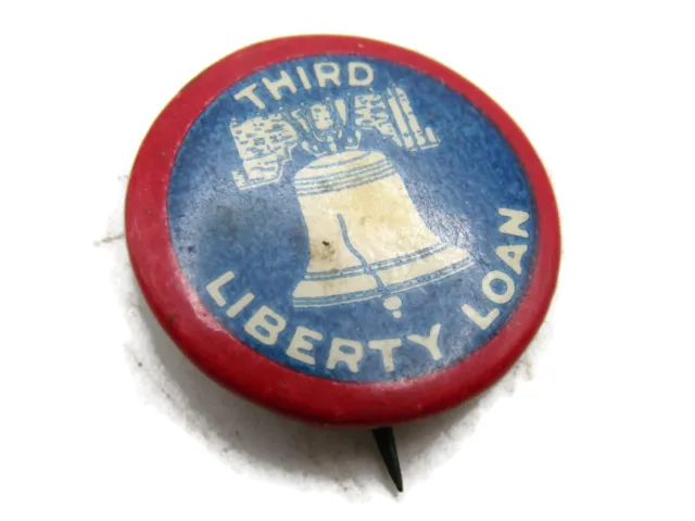 Third Liberty Loan Bell Button