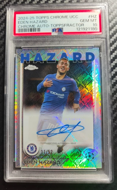 2024-25 Topps Chrome Eden Hazard /75 Auto Topps chrome UCC Eden