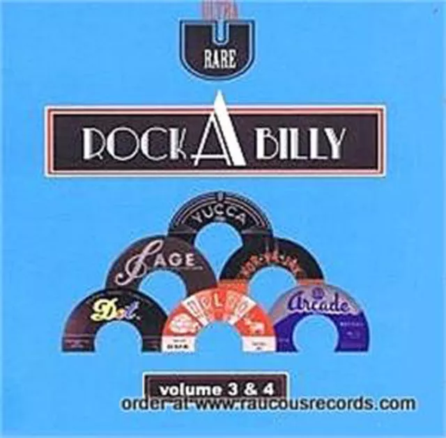 ULTRA RARE ROCKABILLY Volumes 3 & 4 - Double CD - 1950s Rock 'n' Roll 2-CD - NEW