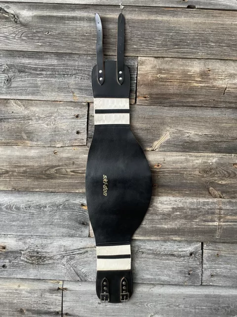Vintage Skidoo Snowmobile Advertising Rare Racing Kidney Belt