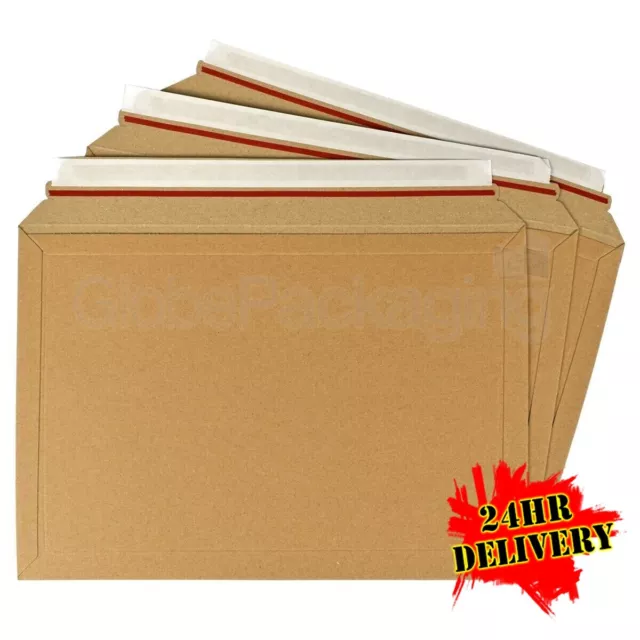 150 x 'A1' DVD RIGID CARDBOARD ENVELOPES 235x180mm (JL1 SIZE) - AMAZON STYLE