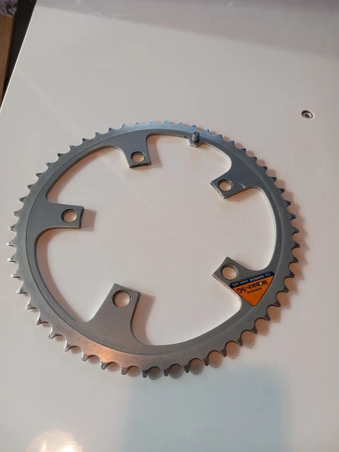 Plateau Biopace Shimano 52 Dents 130mm BCD - Vintage Pour Vélo/VTT - Argenté