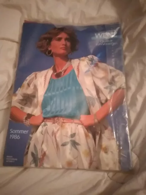 Wenz Katalog Sommer 1986 Versandhauskatalog Original Verpackt Ungeöffnet!!