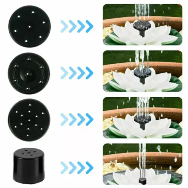 Pompa Acqua Set Immergibili Giardino Stagno Fontana Piscina 1.2W 1 Pezzi Dc 2