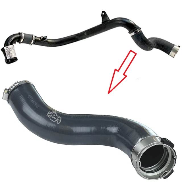 LLS-GERMANY Laadluchtslang compatibel met Nissan Qashqai II (J11), 1.6 dCi, 1.6 dCi ALL MODE 4x4-i, 130 PS, 144604EB0B, originele HENN-aansluiting
