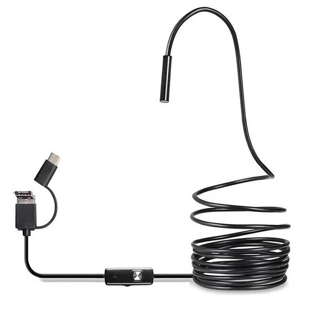 USB-Endoskop Typ C Endoskop für OTG-Android-Telefon, 7-Mm-Inspektionsschlan S2Y3