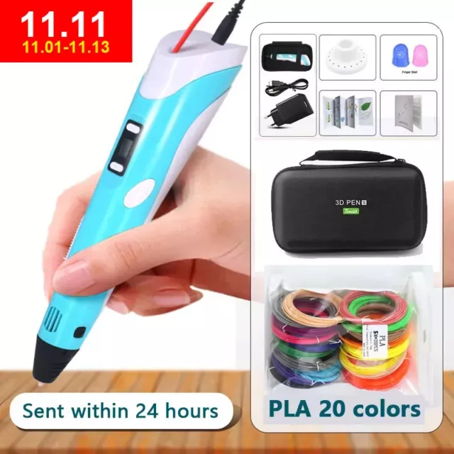 3D Pens For Kids With 10/20/30 PLA filament ,3D Printing Pens, Christmas Present