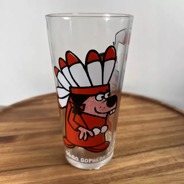 Vintage 1970’s Pepsi Collector Series Leonardo-TTV Go-Go Gophers Glass