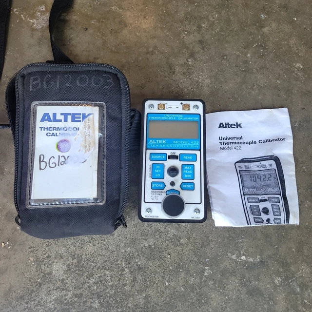 Altek Model 422 Universal Thermocouple Calibrator Meter