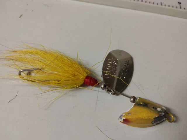 Rare Vintage Heddon-Whispur Sabre Toth N3 Spinner-Pike,Trout Fishing Lure
