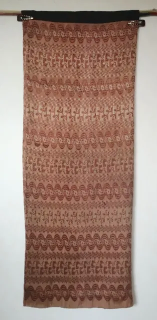 Antique Longyi wrap skirt Myanmar Burma traditional textiles Acheik