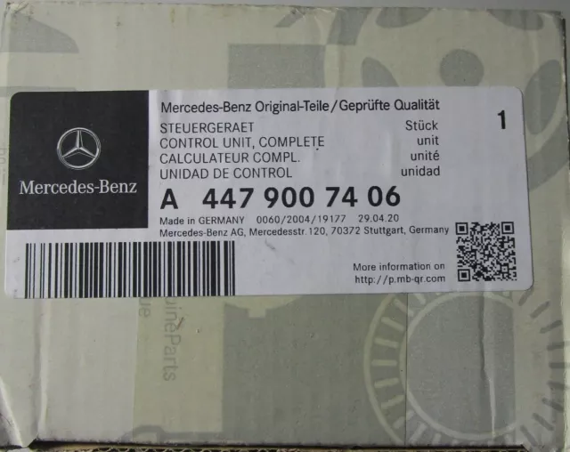 Original Mercedes-Benz Steuergerät Zündstartschalter A44790006 V-Klasse W 447