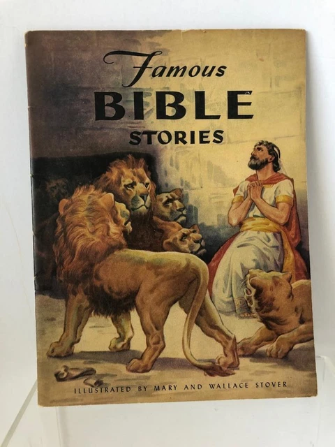 Vintage 1944 famous bible stories illustrated by mary and wallace 