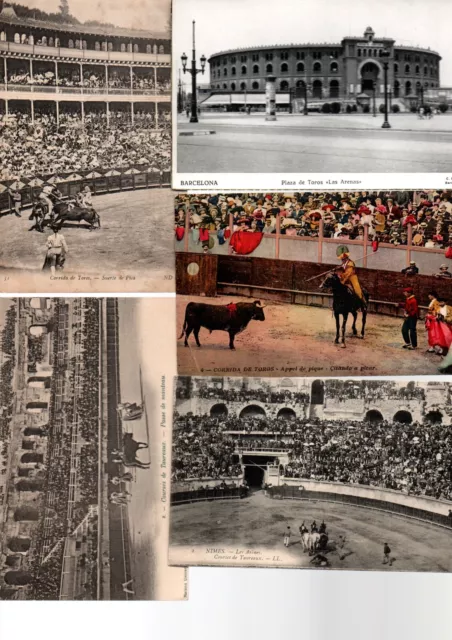 Corrida...toros...arenes......lot De 27 Cpa Cpsm Cpm.......lot 195