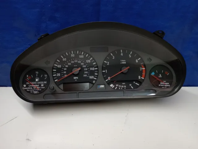 96-99 BMW M3 E36 Instrument Cluster Speedometer Tachometer 176k Miles