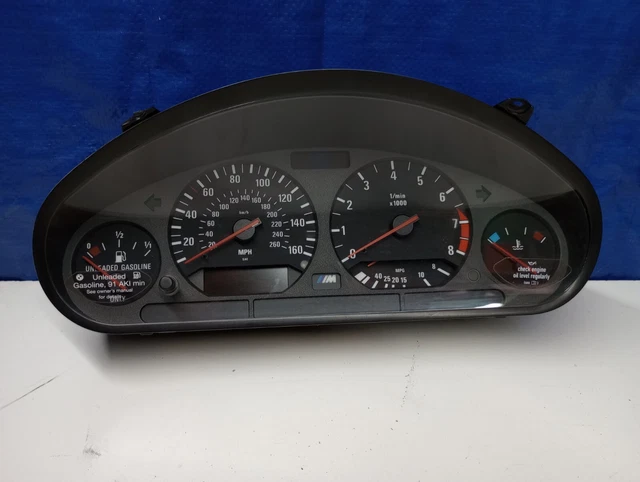 96-99 BMW M3 E36 Instrument Cluster Speedometer Tachometer 176k Miles 96-99 BMW M3 E36 Instrument Cluster Speedometer Tachometer 176k Miles