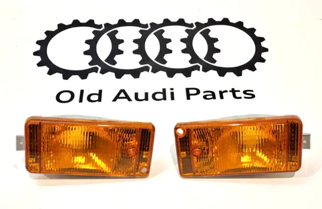 NEU Blinker Set Orange Audi 90 Typ 81 85 Quattro Coupe Gt Facelift B2 NEW