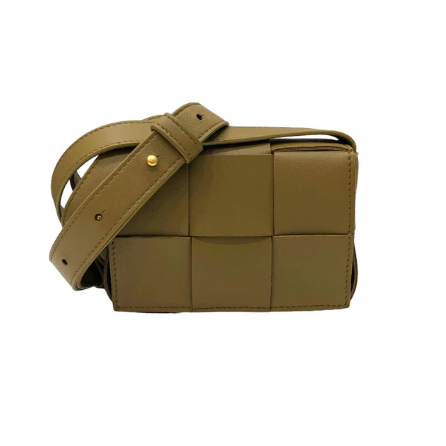 Bottega Veneta Candy Cassette 666688 Camel Ladies Shoulder Bag Used