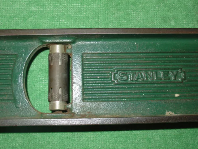 Vintage Stanley No.36G = 24" All Steel Level 3 Brass Vial Protectors Made in USA