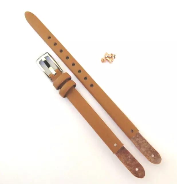 FOSSIL ORIGINAL SPARE Leather Strap ES4277 Watch Band Braun Brown