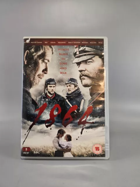 1864 DVD (2015) Pilou Asbæk, Bornedal (DIR) cert 15 3 discs Fast and FREE P & P