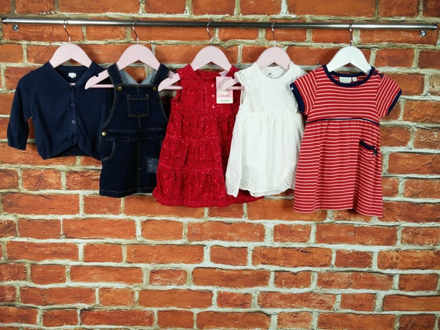 Baby Girl Bundle Age 0-6 Months Gap M&S Jojo Maman Etc Dress Pinafore Denim 68Cm