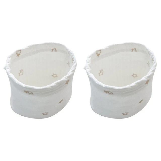 Treer 2 Pezzi Borsa Per Pannolini Impermeabile Riutilizzabile - Sacchetti Wet/Dry Con Manico, Lavabili, Per Neonati, Viaggi, Palestra E Spiaggia (30x28 Cm)