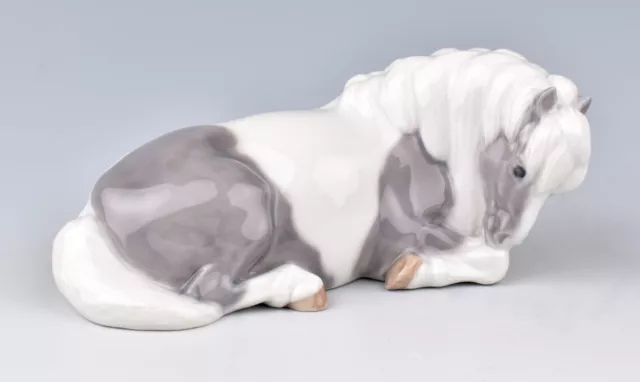 Royal Copenhagen (Denmark) Porcelain Shetland Pony Lying Down No.4611