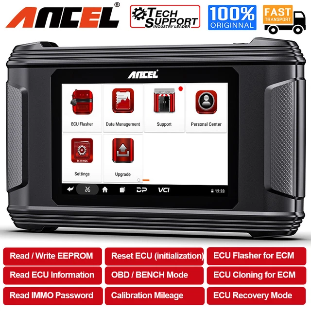 Ecm Password Recovery ANCEL EC500 CAR ECM ECU Flashing Cloning Reset Data Recovery Read IMMO ...