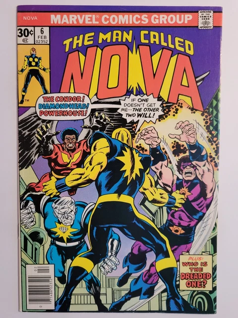 NOVA #6 (VF) 1977 1st appearance of Sphinx! 1st Megaman! BRONZE AGE MARVEL