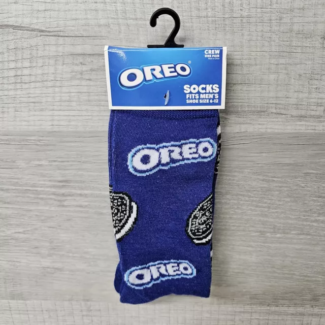 Odd Sox Oreo Novelty Crazy Socks Gift Mens Size 6-12 Crew