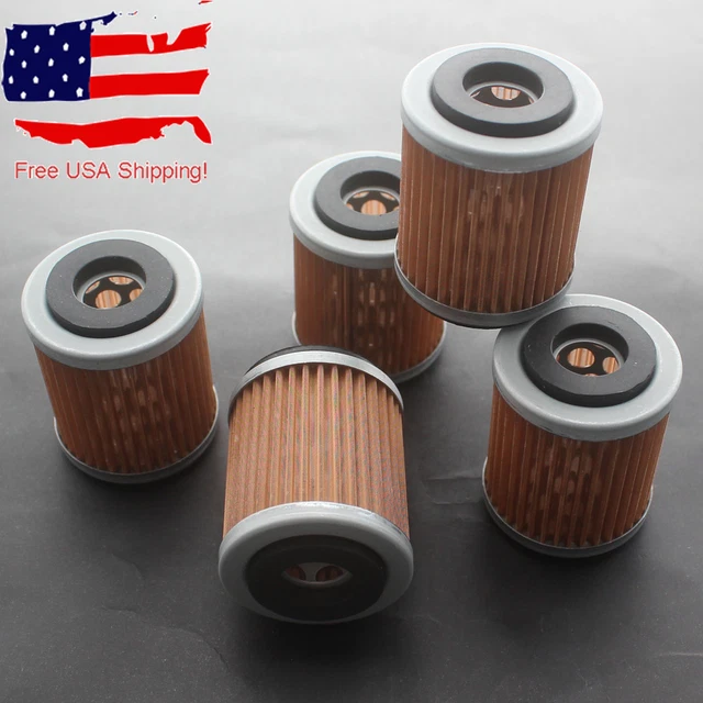 5X HF142 OIL Filter For Yamaha Warrior 350 Big Bear Wolverine Raptor