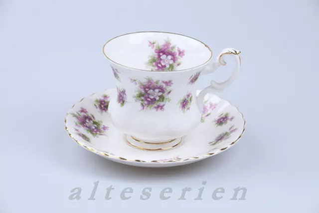 Kaffeetasse mit Untere Royal Albert Sweet Violets