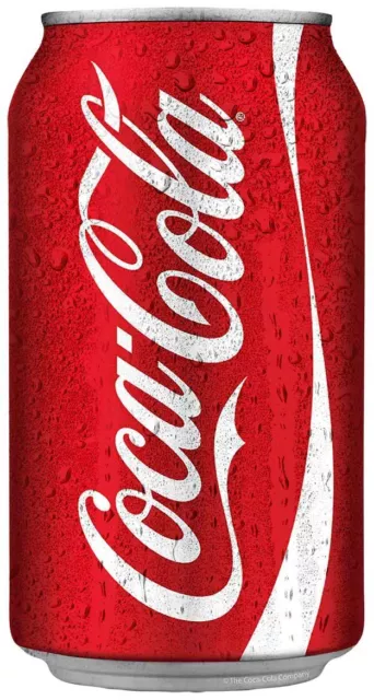 Coca Cola Soda Pop Sweating Can 16" Heavy Duty Usa Made Metal Advertising Sign