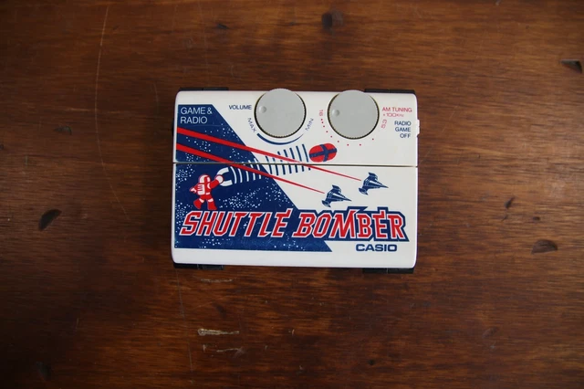 CASIO 1983 CG-70 Shuttle Bomber Electronic Handheld Video LCD Game