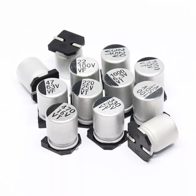 6.3V 10V 16V25V 35V 50V 100V400V SMD Aluminum Electrolytic Capacitor Kondensator