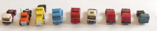 Lot De 4 Camions Bennes Fleischmann – Échelle N – Miniatures Automobiles