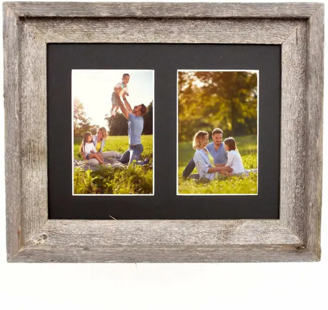 BarnwoodUSA Signature Collage Series Reclaimed Wooden Picture Frame