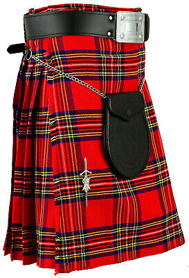 Scottish Mens Kilt Traditional Highland Dress Skirt Kilts Tartan