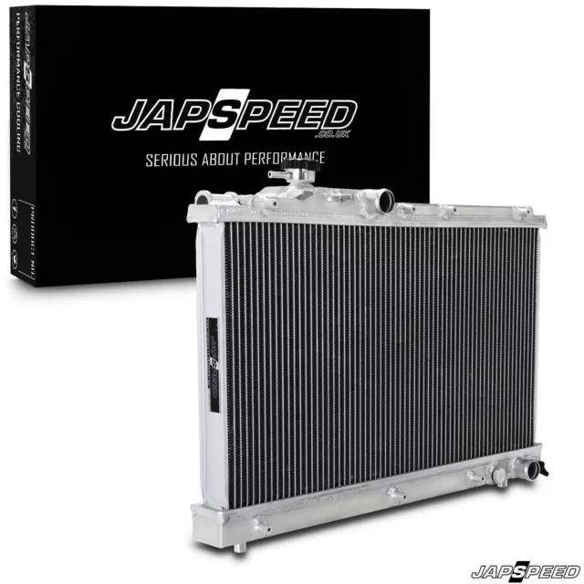 Japspeed 50Mm High Flow Aluminium Race Radiator For Toyota Celica Gt St205 94-99