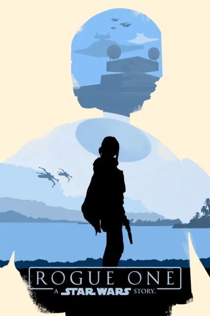 Star Wars Rogue One Movie Series Poster Print Film A5 A4 A3 A2 A1 Maxi 1685