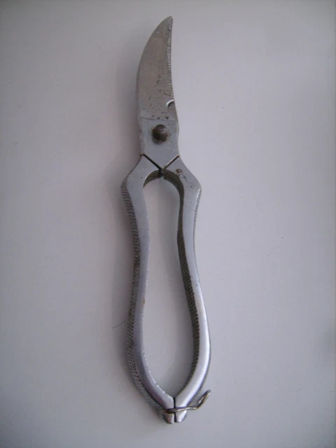 Ciseaux à volaille ou gibier Nogent ancien en acier et bakélite