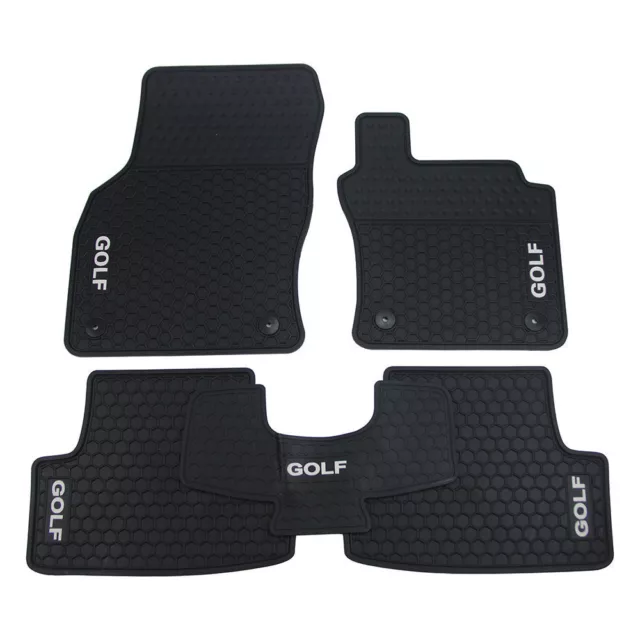 Latex Rubber Car Floor Mats Tailored Made VW Volkswagen Golf MK7 MK8 2013 - 2023