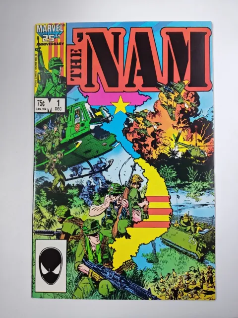 The 'Nam # 1 MARVEL COMICS 1986 VF/NM Shipped In Gemini Mailer
