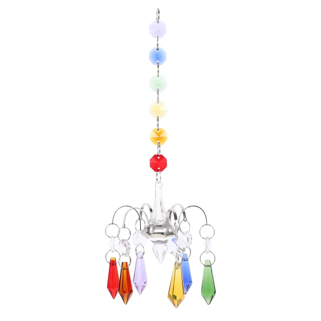 Rainbow Suncatcher Hanging Light Lighting Pendant Chandelier