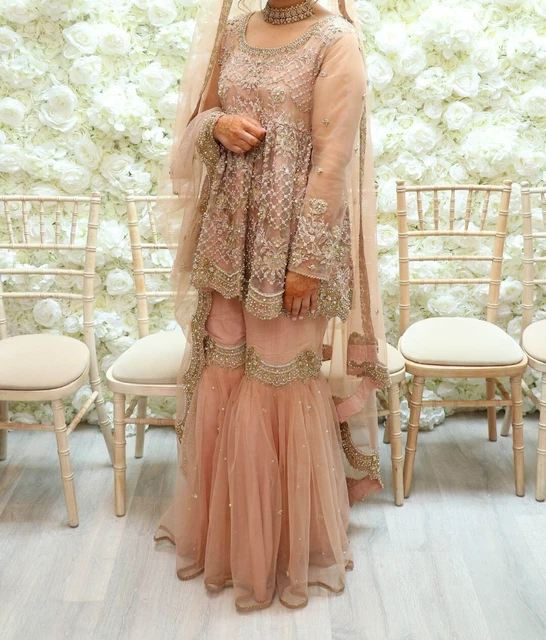 Blush pink asian dress cheap