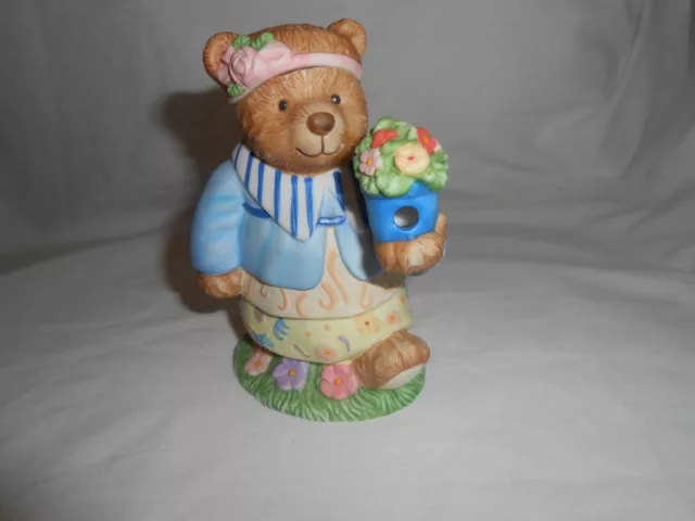 Teddy Bear Spring Teapot Hand Painted Ceramic Decorative Novelty - China