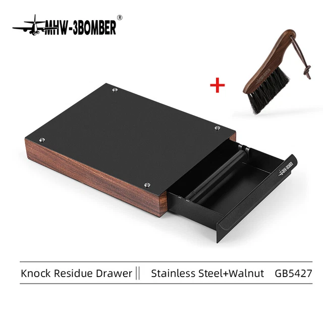 MHW-3BOMBER Espresso Coffee Knock Box Drawer Coffee Knock Container Detachable