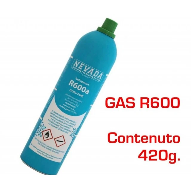 Rubinetto Bombola Gas R600 - Per Ricarica Frigoriferi, Filettatura 1/4 SAE Maschio/Femmina - Foto 6