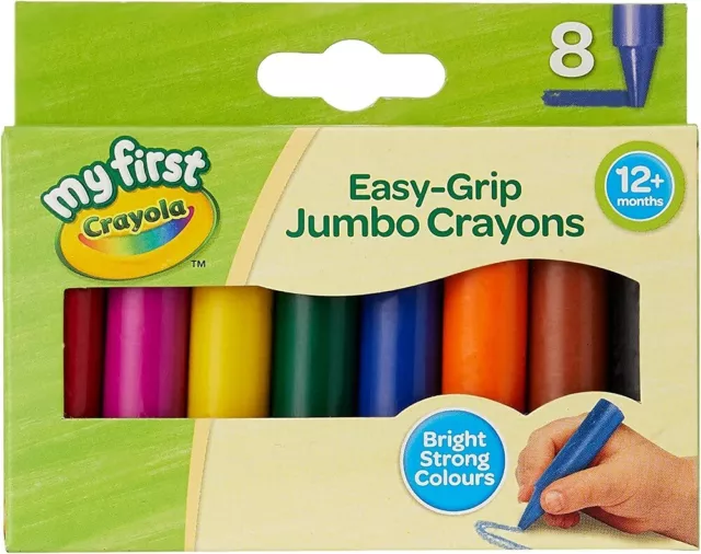 Baby Gift My First Crayola Jumbo Crayons Drawing & Colouring Kids & Toddlers NEW